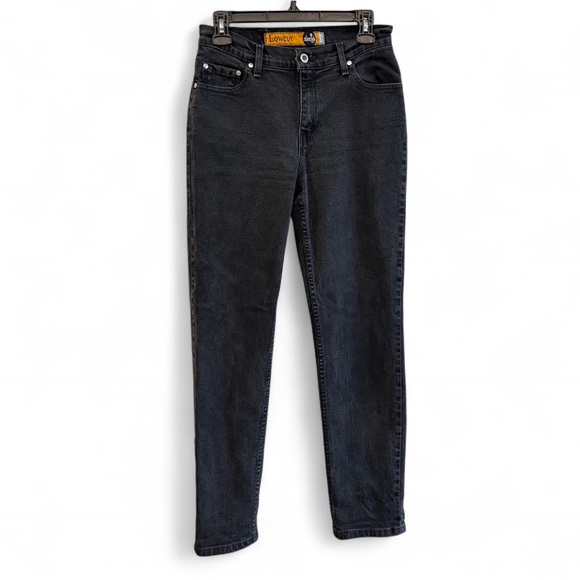 Levi’s Silvertab Women’s Black Denim Black Jeans 30” Waist 31 Inseam Mom Jean - Picture 1 of 7